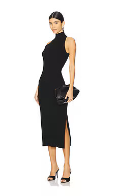 Veronica Beard Briggita Knit Dress in Black from Revolve.com | Revolve Clothing (Global)