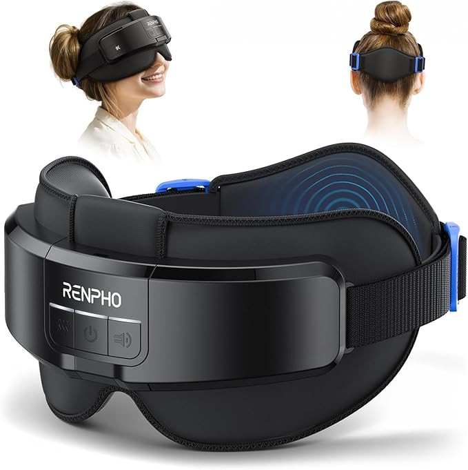 RENPHO Eyeris Masc Head & Eye Massager, FSA Eligible HSA, Birthday Gifts for Women Men, Migraine ... | Amazon (US)