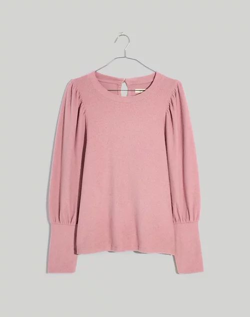 Plus Brushed Puff-Sleeve Top | Madewell