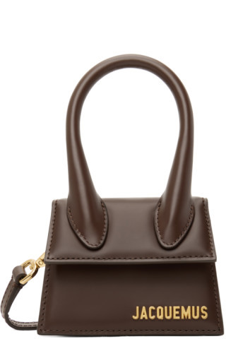 Jacquemus - Brown Le Raphia 'Le Chiquito' Bag | SSENSE