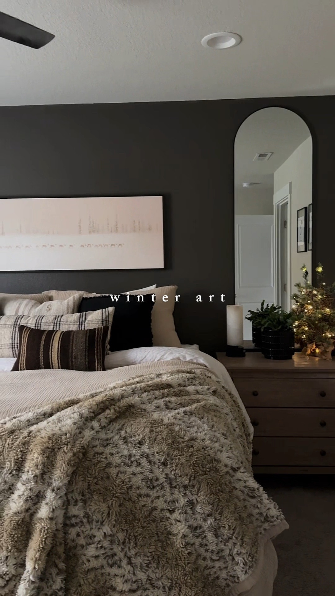 A Pottery barn look but not the price! The most beautiful winter art my bedroom wall was missing! 

#LTKHoliday #LTKSeasonal #LTKHome