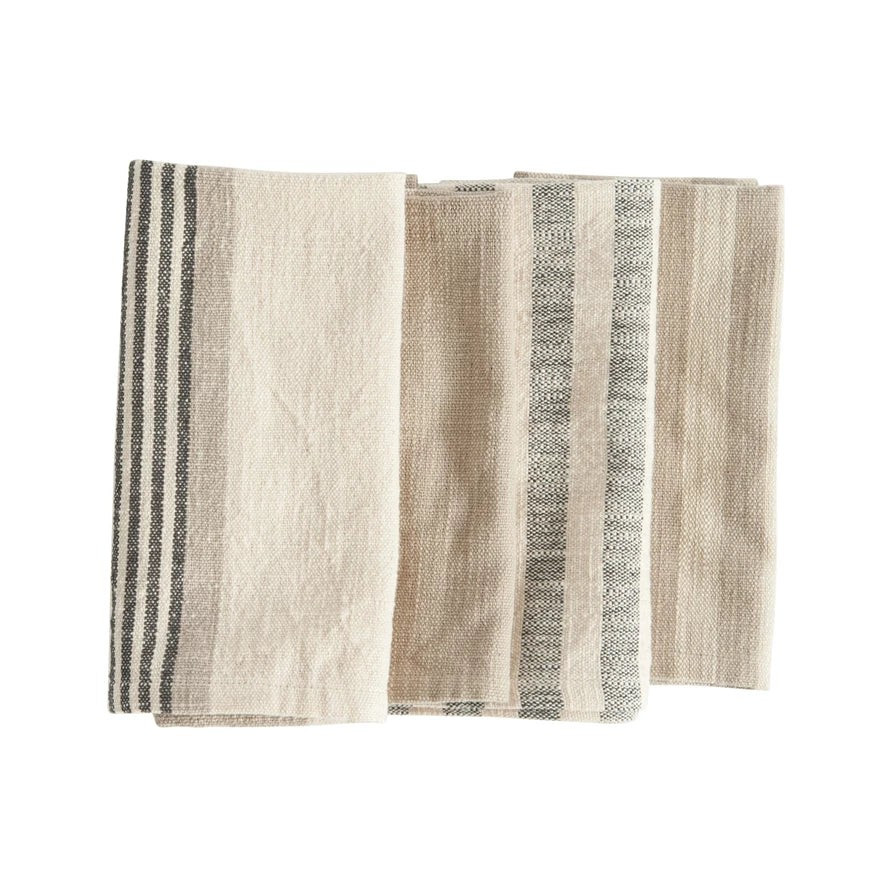 FRENCH STRIPED NAPKINS - SET OF 4 | Cooper at Home