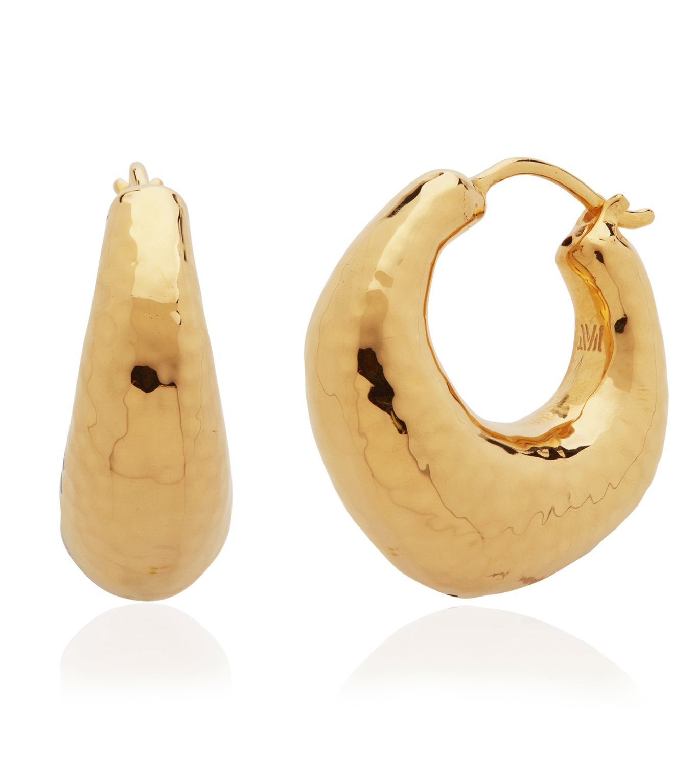 Deia Chunky Hoop Earrings | Monica Vinader (US)