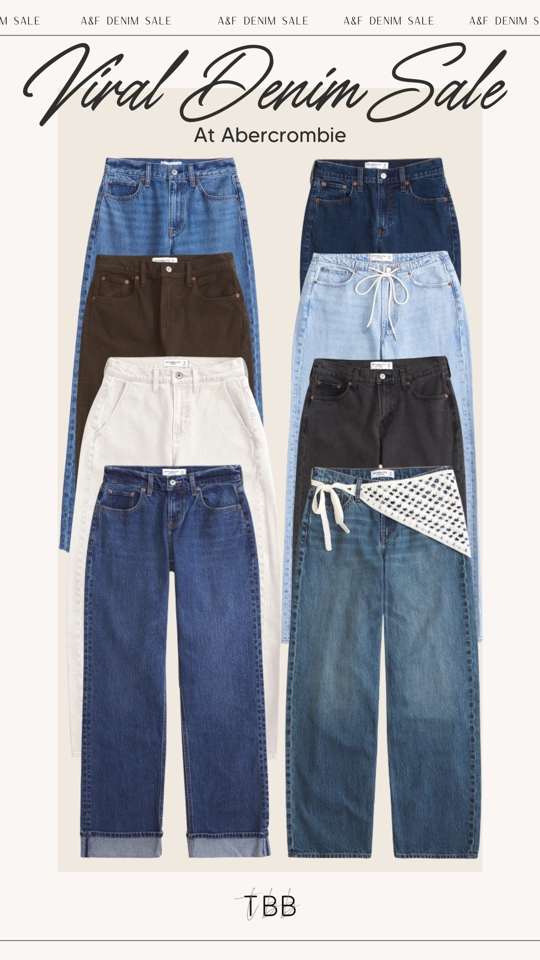 You don’t want to miss Abercrombie’s viral denim sale! 25-40% off all denim! They have some of my fave tall girl friendly jeans. Use code “AFDENIM” for an additional 15% off at checkout 

#LTKSaleAlert #LTKTall