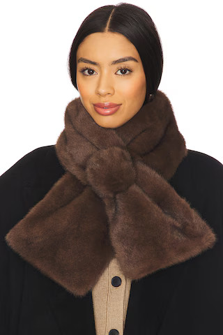 Adrienne Landau X Revolve The Downtown Scarf in Chocolate from Revolve.com | Revolve Clothing (Global)