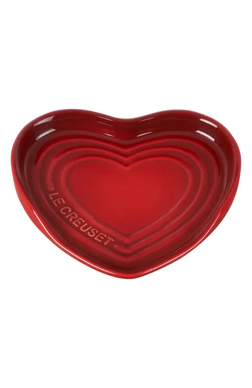 Le Creuset Heart Spoon Rest in Cerise at Nordstrom | Nordstrom