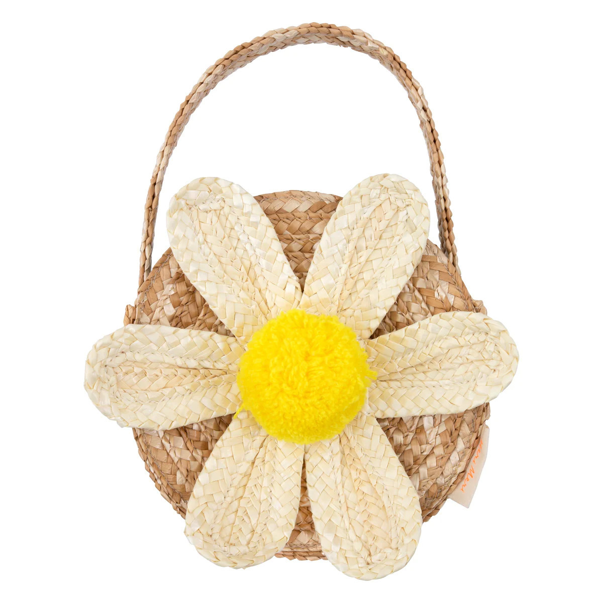 White Daisy Straw Bag | Meri Meri