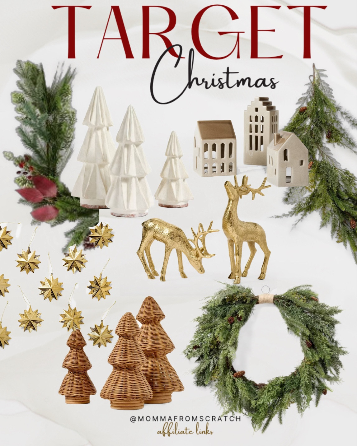 New Christmas decor at target! Studio McGee Christmas decor, wreaths, reindeer, garland and more from threshold Christmas .

#LTKSeasonal #LTKFindsUnder50 #LTKHome