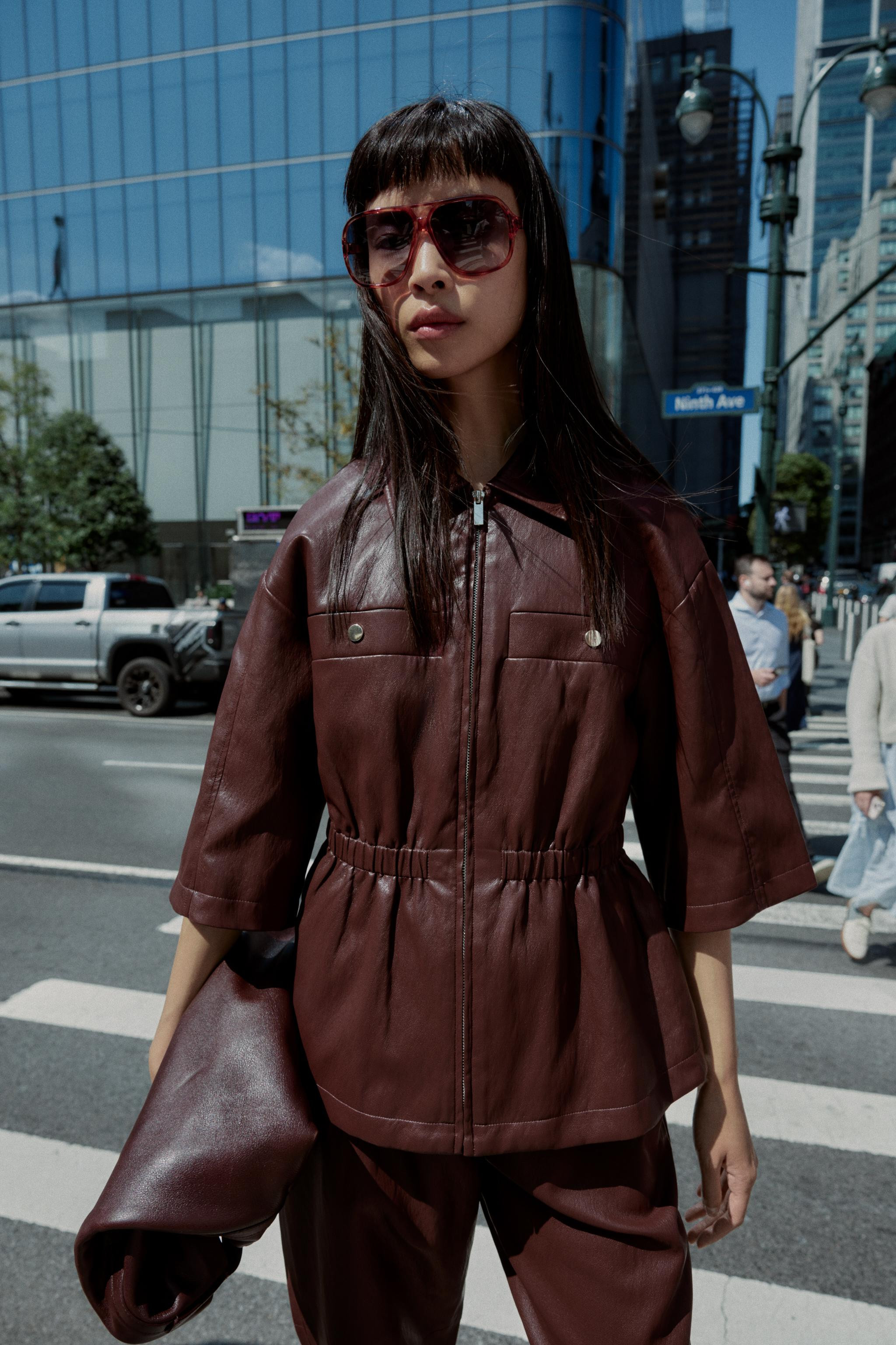 FAUX LEATHER BLAZER | Zara US