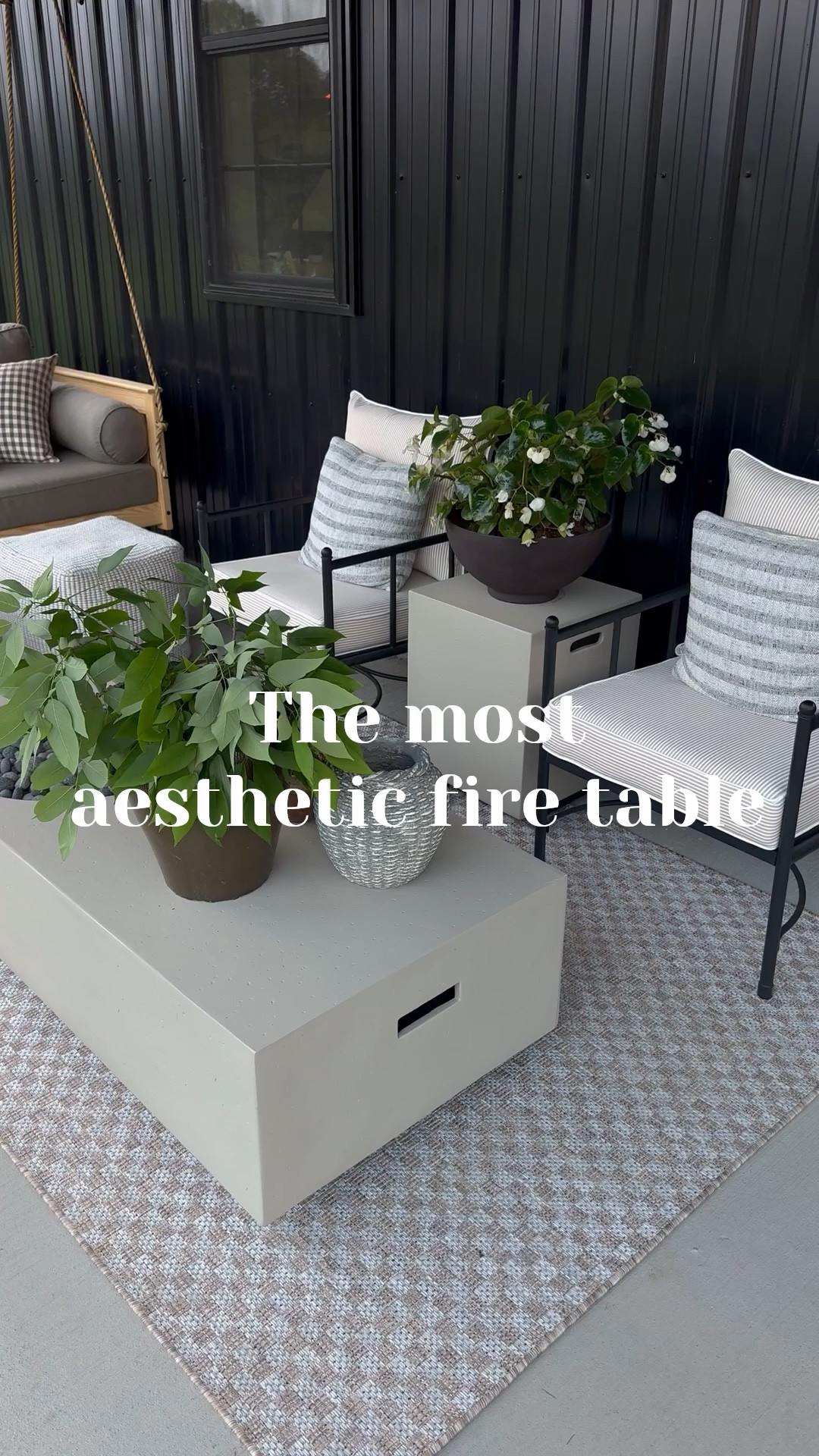 I love this fire table specifically because it has room for necessities or decor on one side. It also comes with a separate side table to store the tank. The most aesthetic fired table I’ve seen.

#LTKSaleAlert #LTKHome