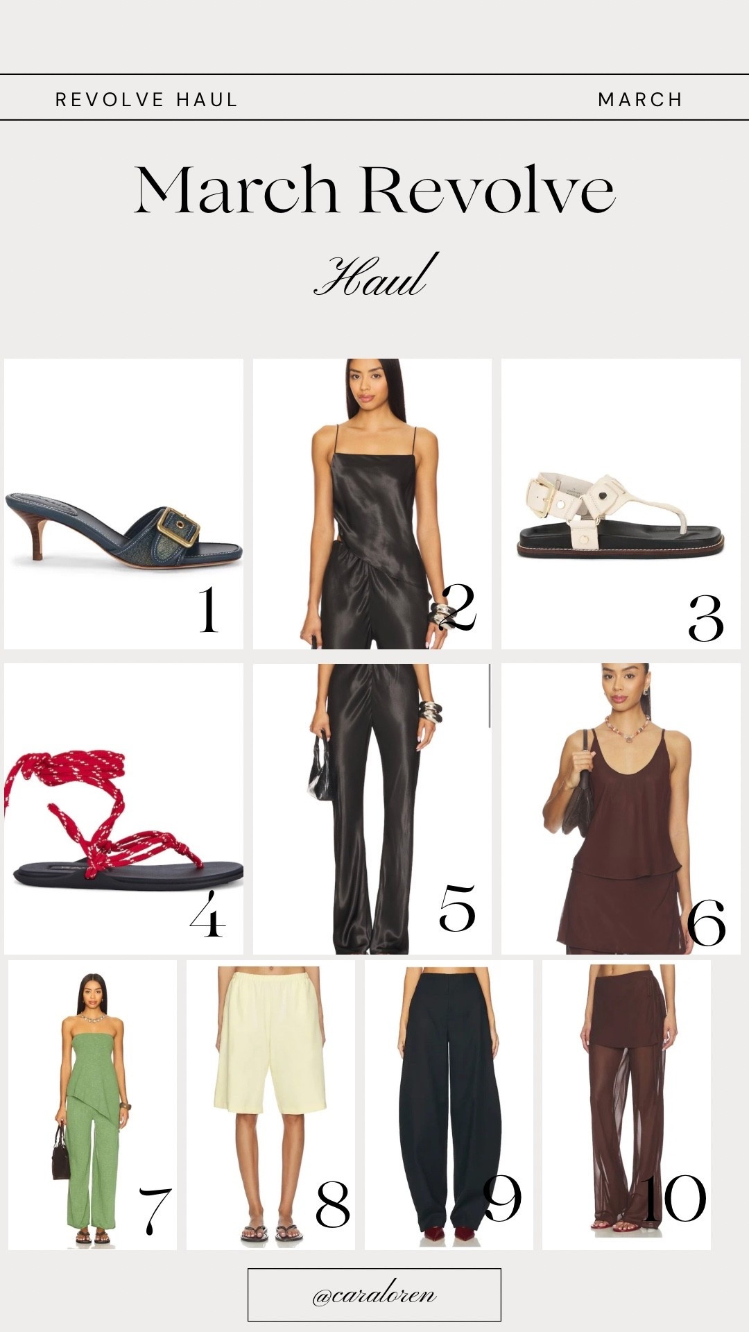 March revolve haul 🫶🏻

#LTKdayinmylife #LTKootd #LTKgrwm