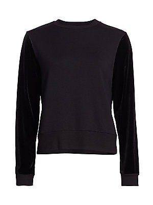 Velvet Pullover | Saks Fifth Avenue