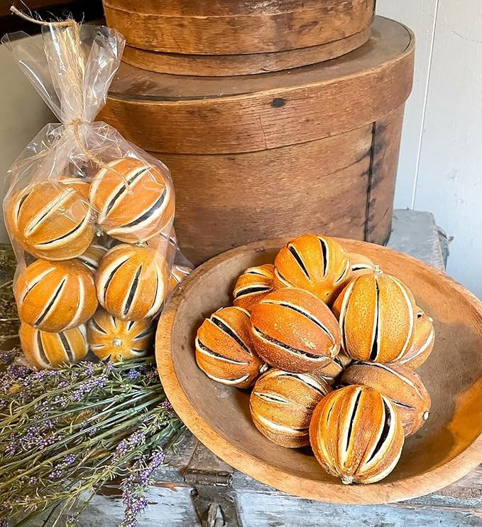 Primitive Whole Dried Orange Bowl Fillers – Natural Dehydrated Oranges for Perfect for Farmhous... | Amazon (US)