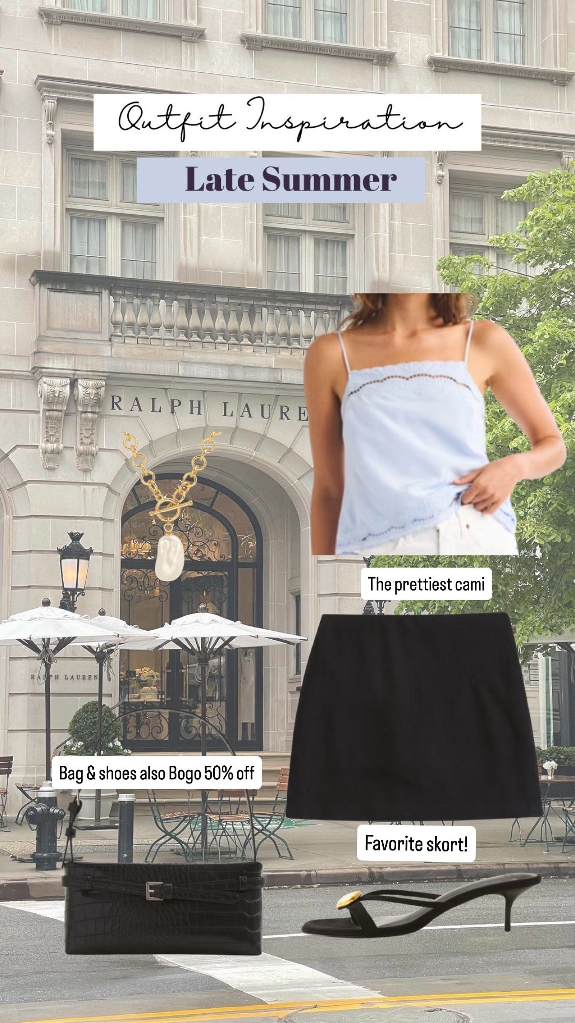 Abercrombie bogo 50% off sale. Love this silk blend cami. Love the skort as a closet staple too.

#LTKSaleAlert