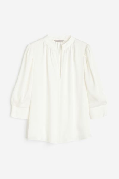 Stand-up Collar Blouse | H&M (US)