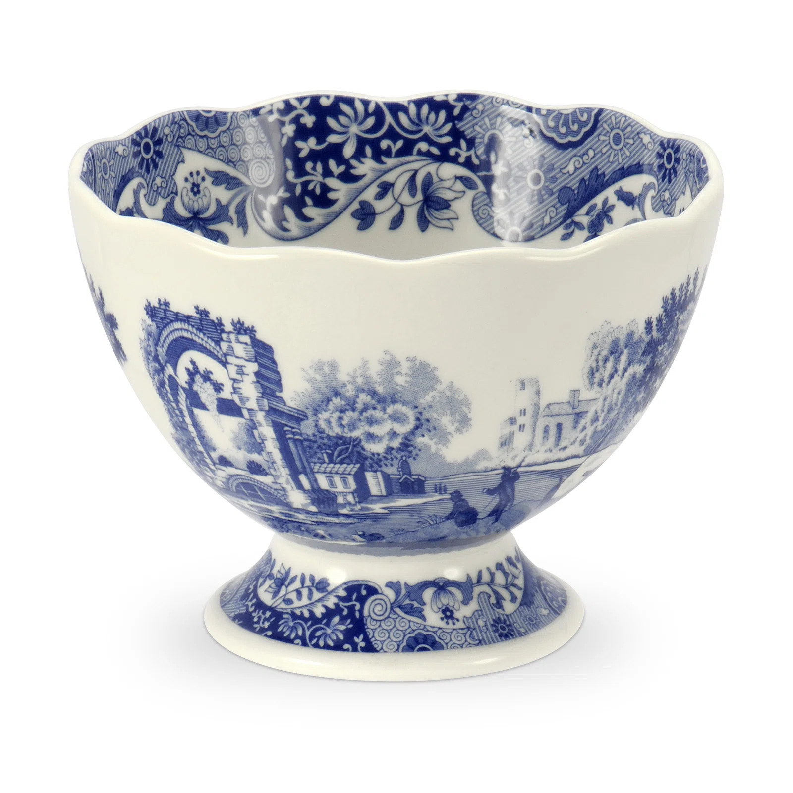 Spode Blue Italian Footed Bowl 4.75" & Reviews | Wayfair | Wayfair North America