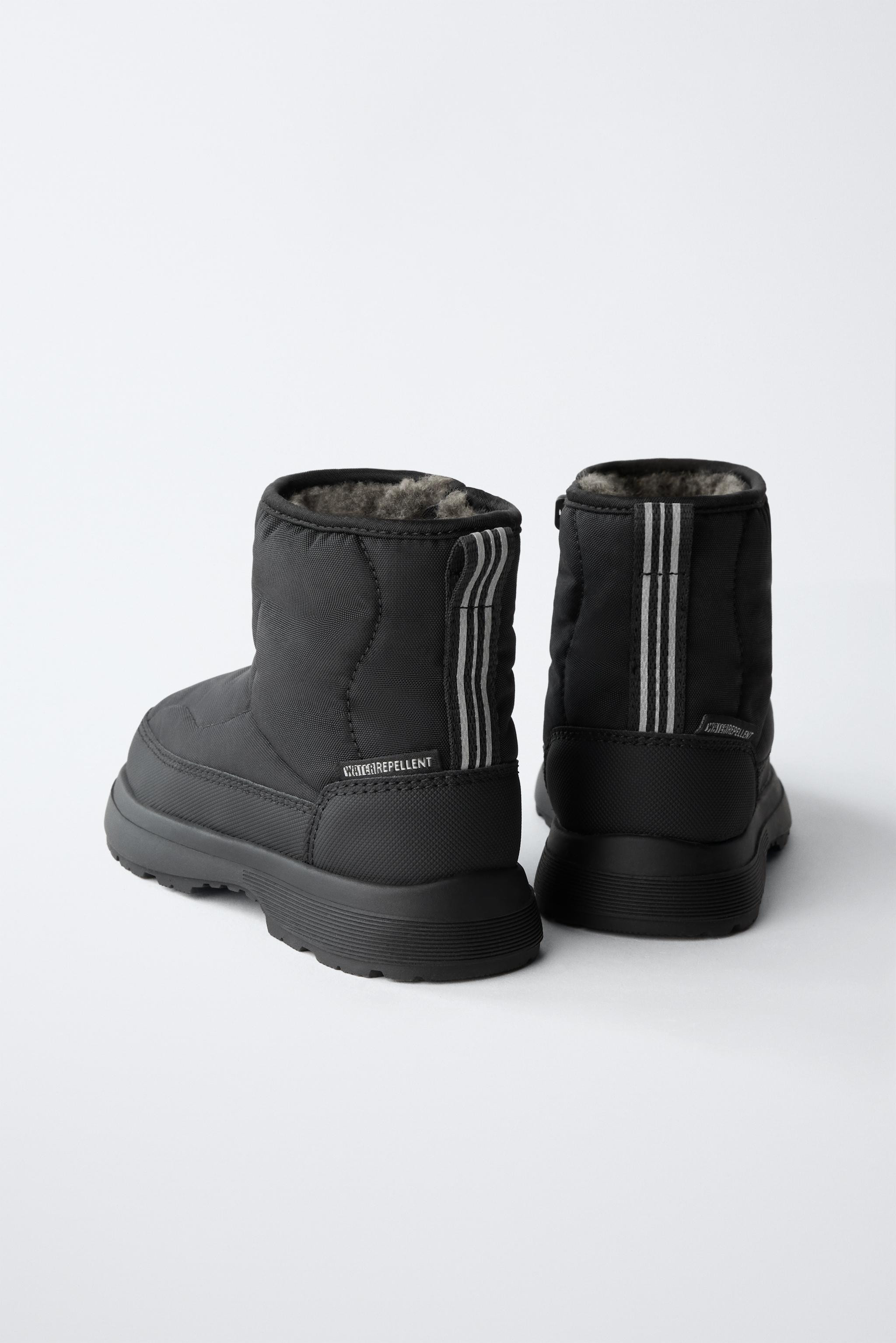 WATER REPELLENT NYLON BOOTS | Zara US