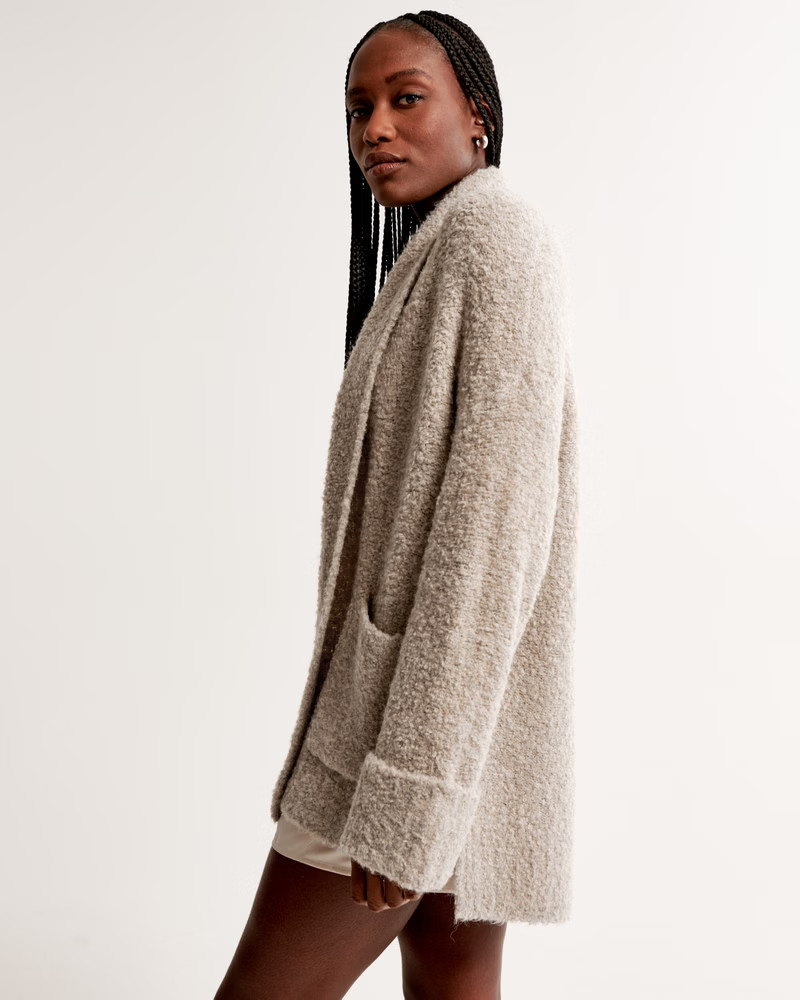 Women's Lounge Long-Length Cardigan | Women's New Arrivals | Abercrombie.com | Abercrombie & Fitch (US)
