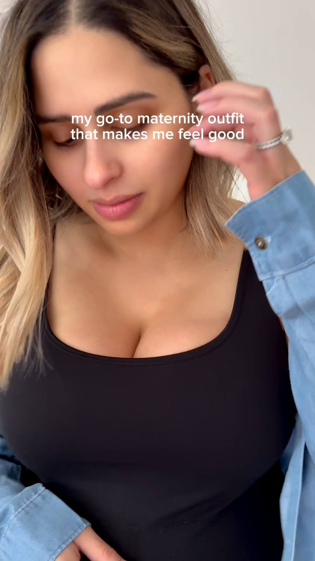 My everyday maternity outfit from Motherhood Maternity 💕
This black maternity unitard and soft denim shirt are my go-to combo… comfy, flattering, and perfect for dressing up or lounging at home. I love that it grows with the bump and still feels put-together for running errands or chasing a toddler.

#LTKFindsUnder50 #LTKBump #LTKFindsUnder100