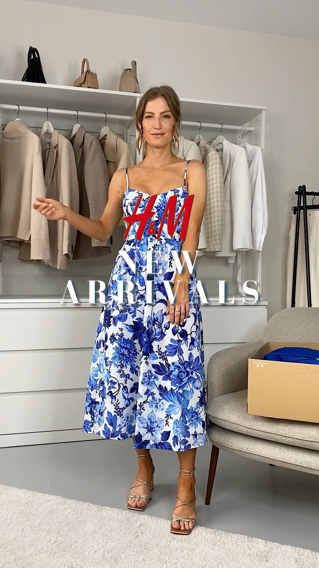 Some H&M new arrivals for spring/summer! I love the floral spring dress (xs), it’s so cute for brunches and birthdays during the day. Also you can’t go wrong with a staple piece like white high waisted shorts, tts. Could’ve worn 32 but wearing 34 in the video. Read the size guide/size reviews to pick the right size.

Leave a 🖤 to favorite this post and come back later to shop

#blue linen blazer #floral top #crop top 

#LTKstyletip #LTKSeasonal #LTKeurope