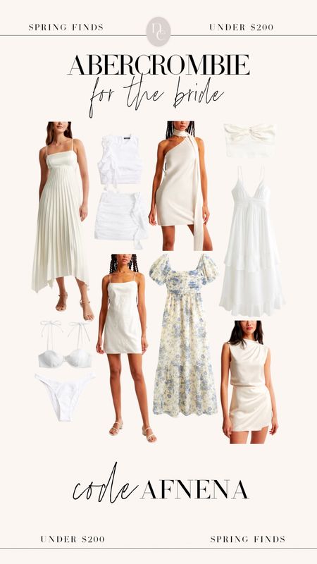 Abercrombie code AFNENA for 15% OFF! 


Bridal outfit
Bachelorette outfit
Honeymoon outfit 
White dress

#LTKfindsunder100 #LTKwedding #LTKstyletip