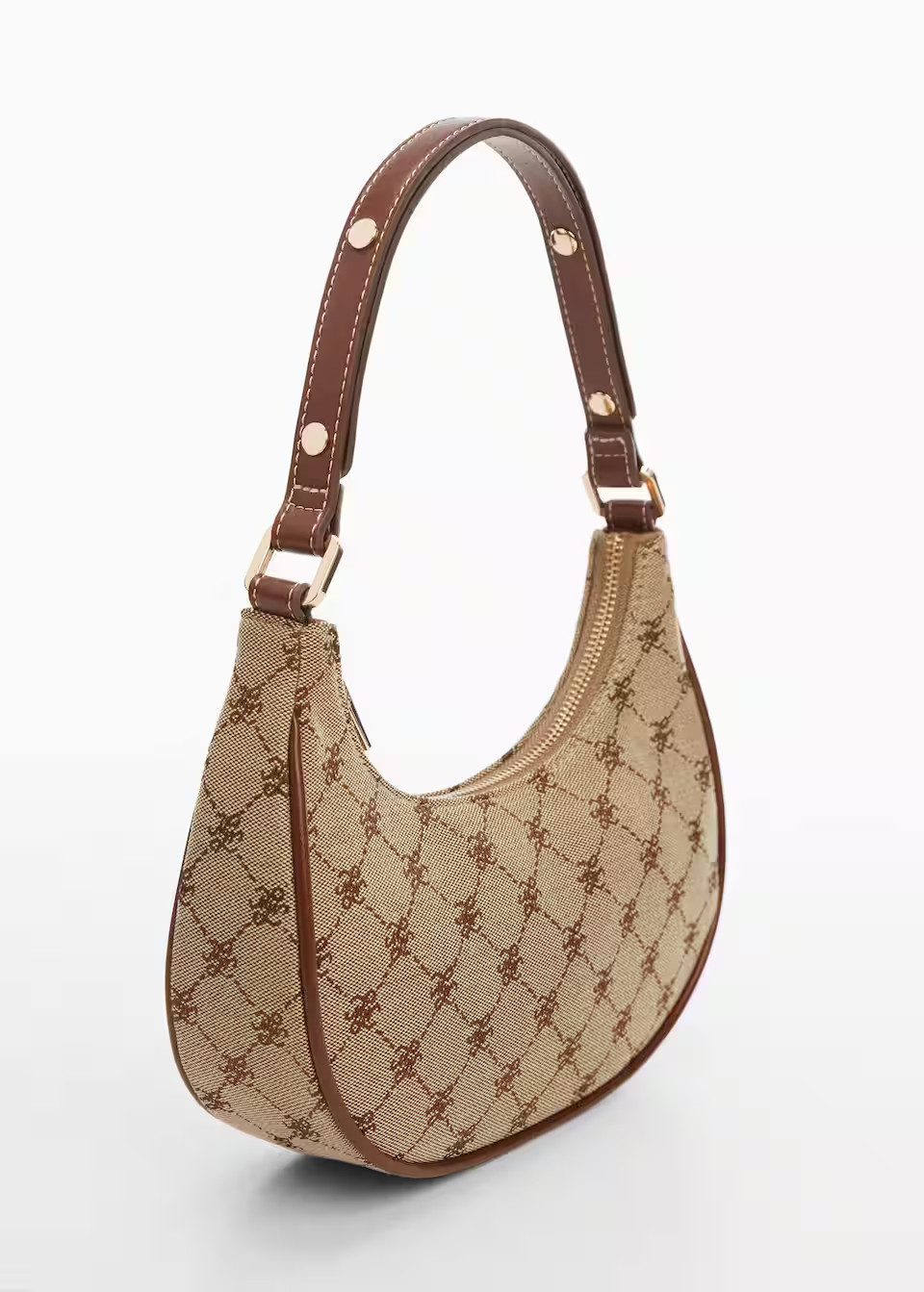 Schultertasche mit jacquardmuster -  Damen | Mango Deutschland | MANGO (DE)