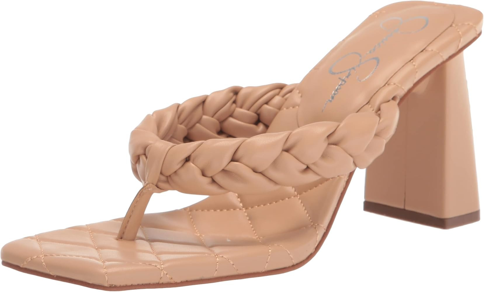 Jessica Simpson Women's Zaliye Braided High Heel Sandal Heeled | Amazon (US)