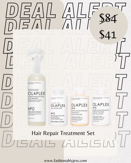 Must have Olaplex hair repair treatment set now on sale! 

#LTKbeauty #LTKsalealert #LTKfindsunder50