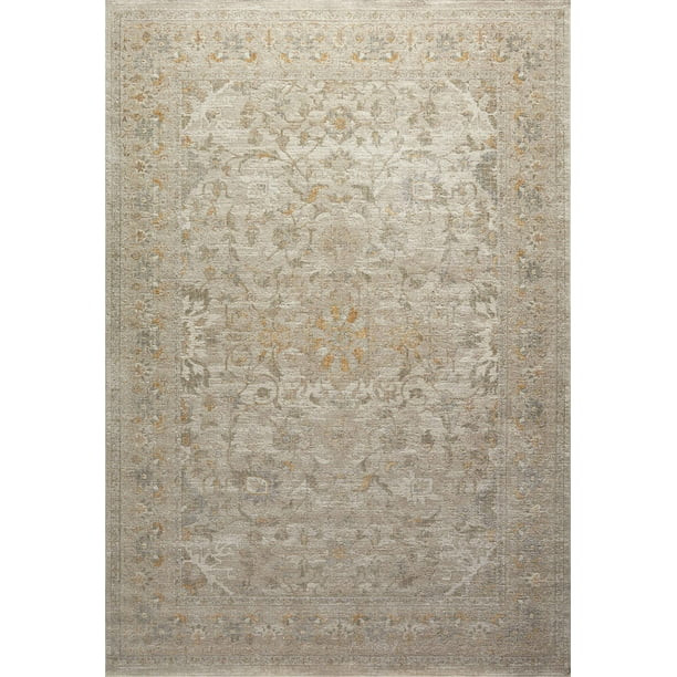 Chris Loves Julia x Loloi Rosemarie Ivory/Natural 3'-7" x 5'-7" Area Rug - Walmart.com | Walmart (US)