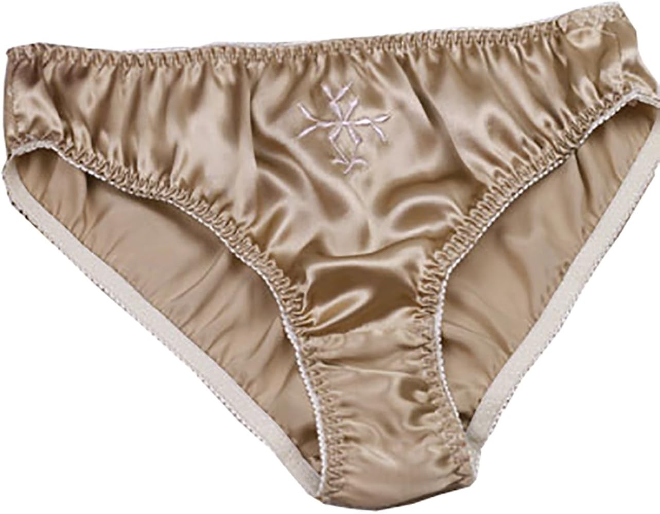 Women's Sexy 100% Mulberry Silk Briefs Lingerie Thong Underwear Panties | Amazon (UK)