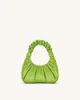 Gabbi Artificial Crystal Medium Ruched Hobo Handbag - Green | JW PEI US