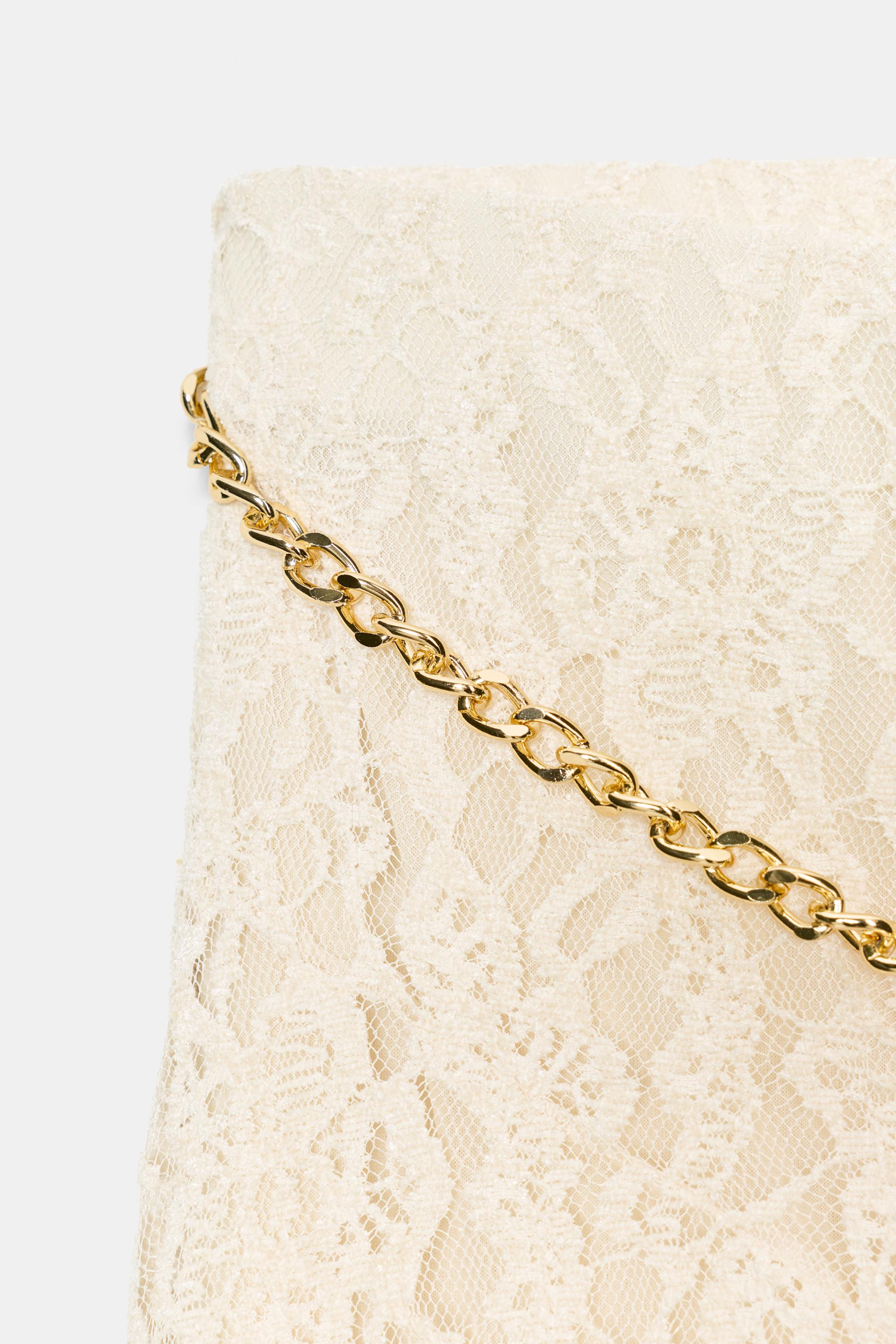 MIDI SKIRT WITH CHAIN BELT | Zara US