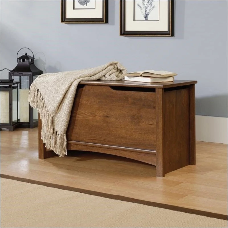 Pemberly Row Storage Chest in Oiled Oak - Walmart.com | Walmart (US)