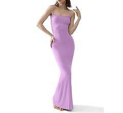 PUMIEY Women's Sexy Slip Maxi Dress Ribbed Bodycon Summer Dresses | Amazon (US)