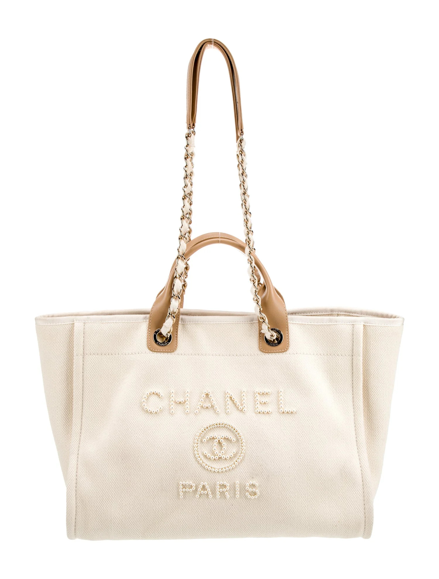 Medium Pearl Deauville Shopping Tote | The RealReal