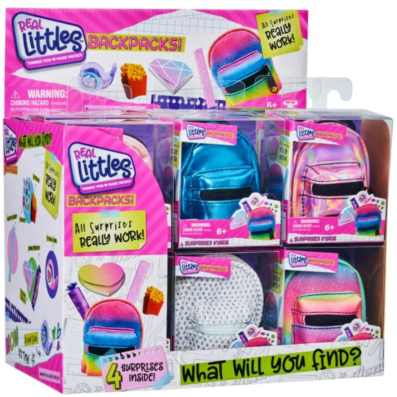 Shopkins Real Littles Toy Backpacks Exclusive Single Pack - Series 2 | Walmart (US)