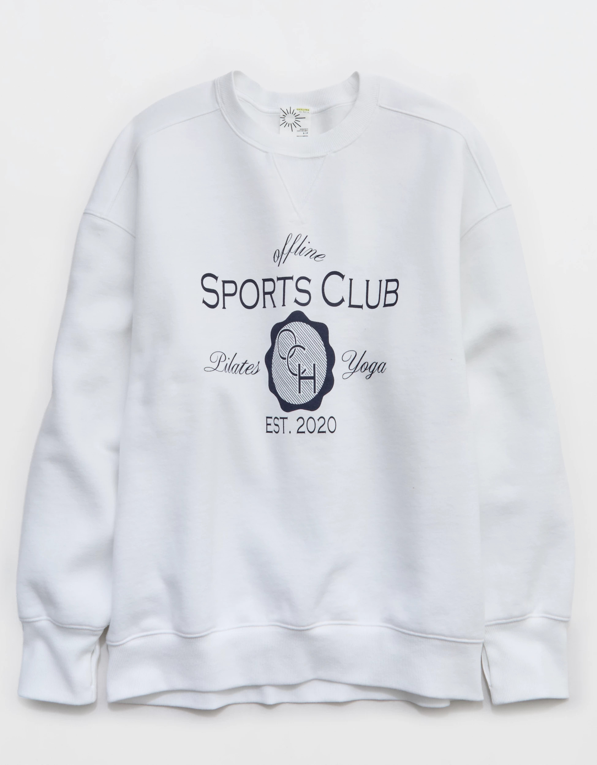 OFFLINE By Aerie Cloud Fleece Oversized Crewneck Sweatshirt | Aerie