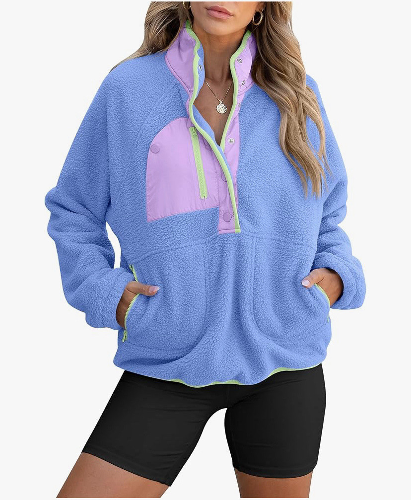 A great designer lookalike. More colors are available.  A great gift for her or treat for yourself.  


#lookalike #designerdupe #fleecejacket #fleecepullover #amazon #freepeoplelookalike #pullover #giftforher #giftforteen #LTKActive #LTKU #LTKOver40

#LTKSeasonal #LTKGiftGuide #LTKFindsUnder50
