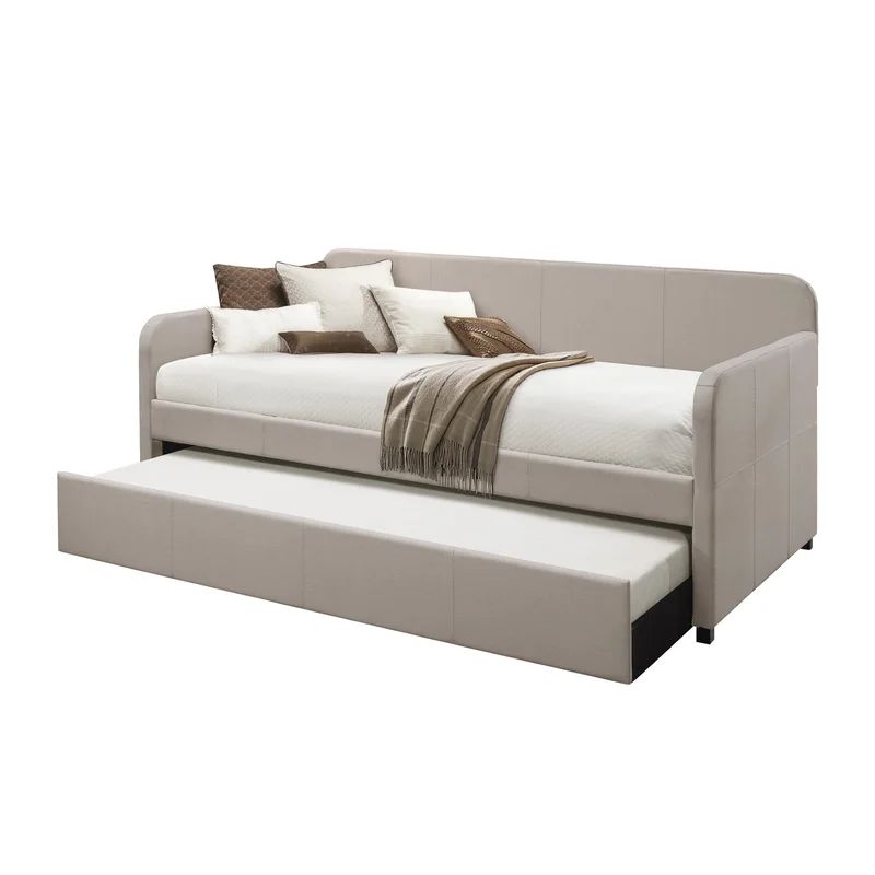 Ruggiero Upholstered Daybed with Trundle | Wayfair North America