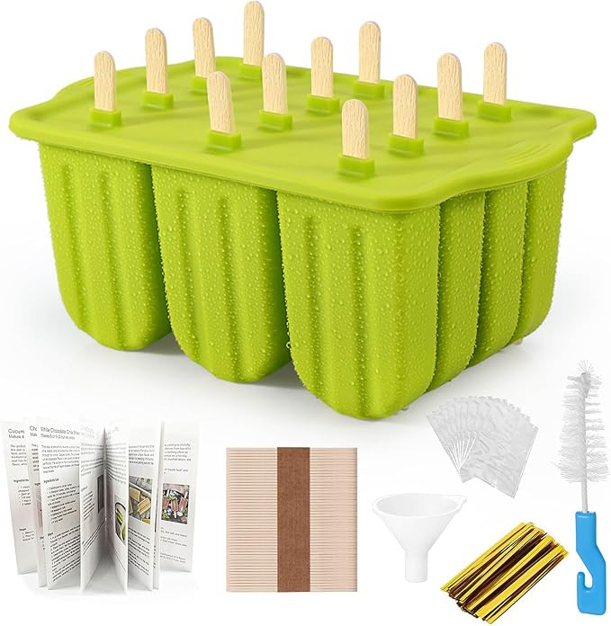 Silicone Popsicles Molds,Ice Pop Cream Mold Set Homemade Toddler Popsicle Maker For Kids Para Pal... | Amazon (US)