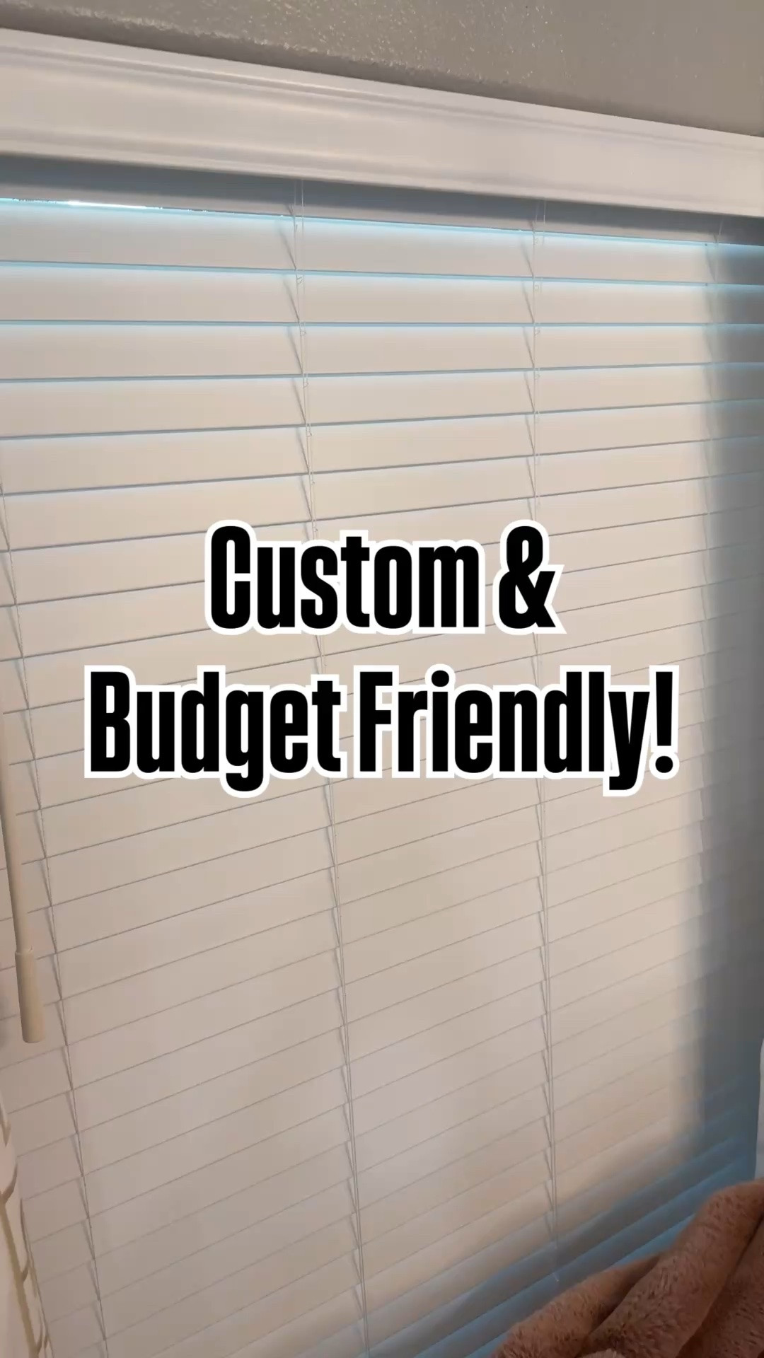 I have off-sized windows but didn’t want to spend a small fortune on custom wood blinds. I found these faux wood blinds that are budget friendly, amazing quality, and ON SALE!!!!

#LTKvlog #LTKHome #LTKSaleAlert