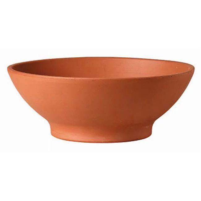 Deroma 199747 12.2 x 5.1 in. Terra Cotta Low Bowl Planter | Walmart (US)