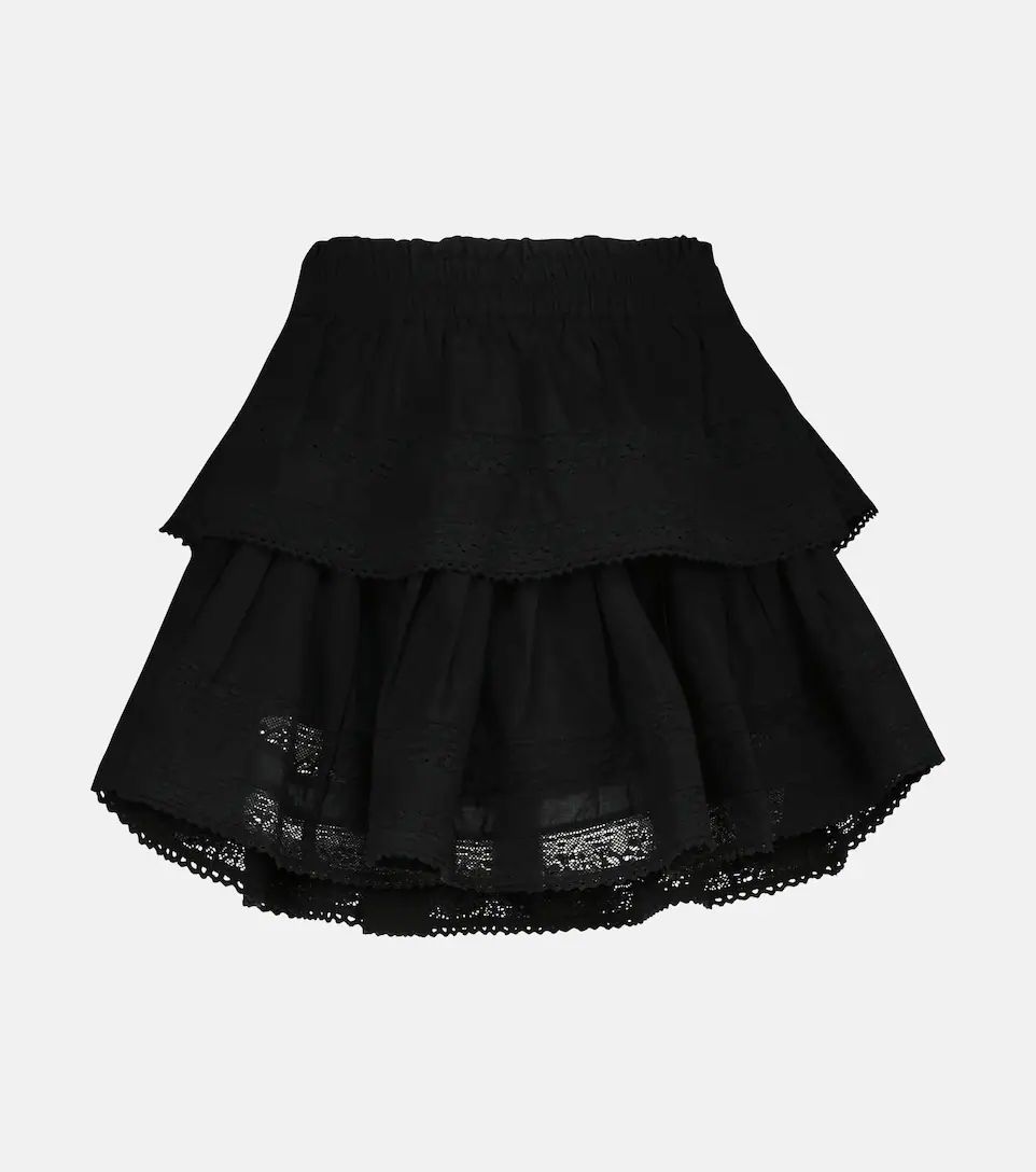 Ruffled cotton miniskirt | Mytheresa (US/CA)