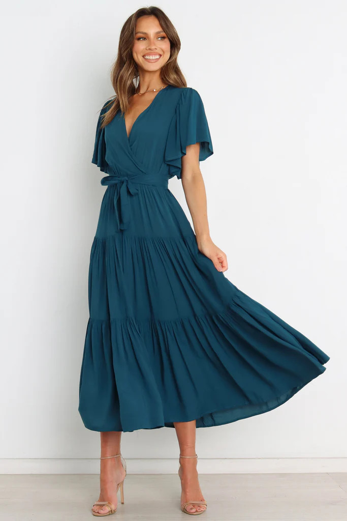 Barker Dress - Teal | Petal & Pup (US)