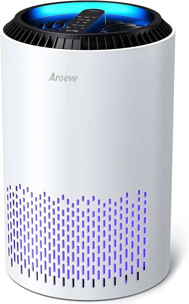 AROEVE Air Purifiers for Home, Air Purifier Air Cleaner For Smoke Pollen Dander Hair Smell Portab... | Amazon (US)