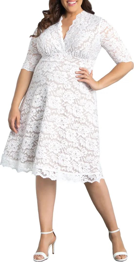 Bella Lace Fit & Flare Dress | Nordstrom