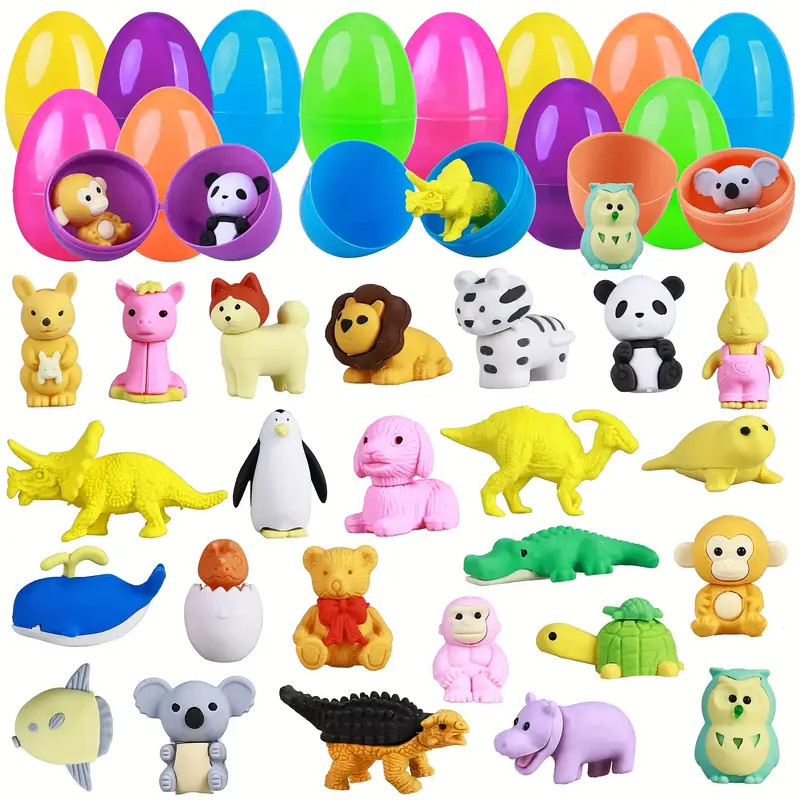 Animal Erasers Eggs Puzzle Erasers Animal Pencil Erasers - Temu | Temu Affiliate Program