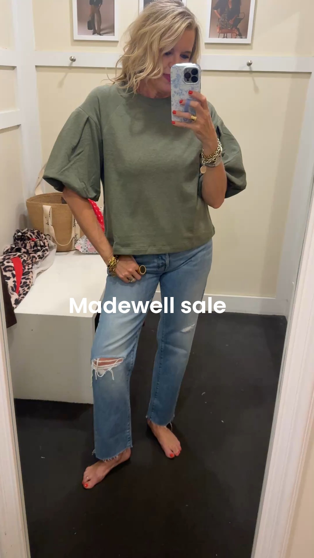 My Madewell  Fall Haul
 30% off FALL selects 

I found great staple piece I loved and I know you will too!
These are all pieces that came home with me… and I’ll be wearing on repeat!

The cutest puff sleeve sweatershirt material rop fits tts and soft 

Flattering denim jeans 
In a light wash straight leg and one knee slit , I can’t tell you how comfortable and flattering  . I got my true size


#LTKSaleAlert #LTKxMadewell #LTKStyleTip
