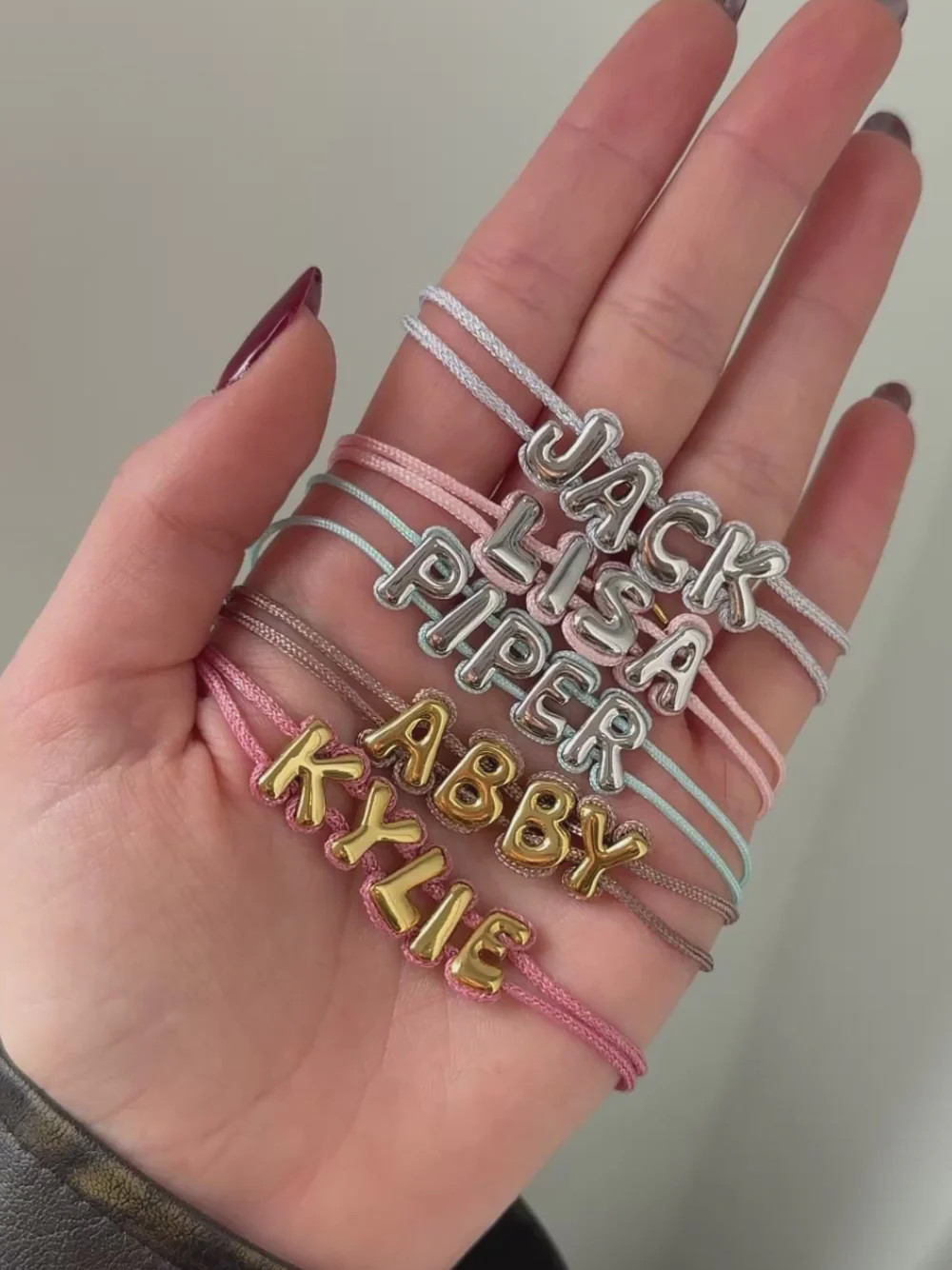 Wrapped Up Bubble Waterproof Custom Cord Bracelet - Turquoise | BaubleBar