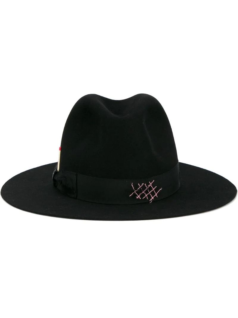 Nick Fouquet - 'Borsalino' hat - women - Beaver Fur - 57, Black, Beaver Fur | FarFetch US
